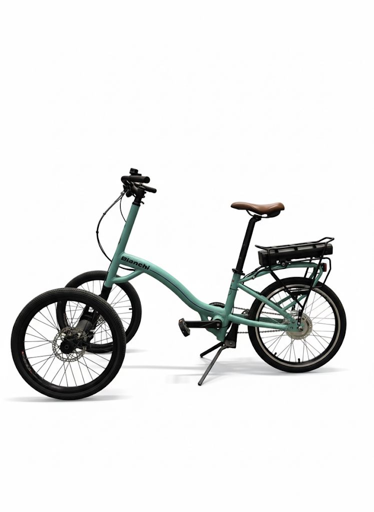 Triciclo Bianchi FICO 3 Ruote – Versione Elettrica Premium